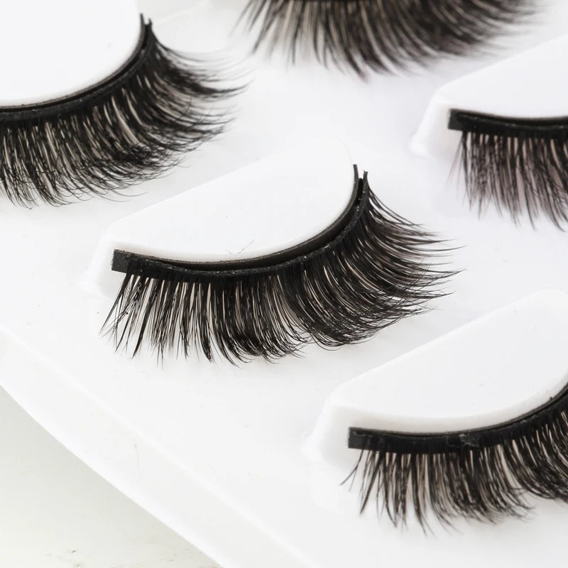 Kit 3 Pares Cílios Magnéticos 3D Mink Eylashes [ Pague 1 Leve 3]